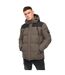 Veste Menray Homme Olive Crosshatch-2