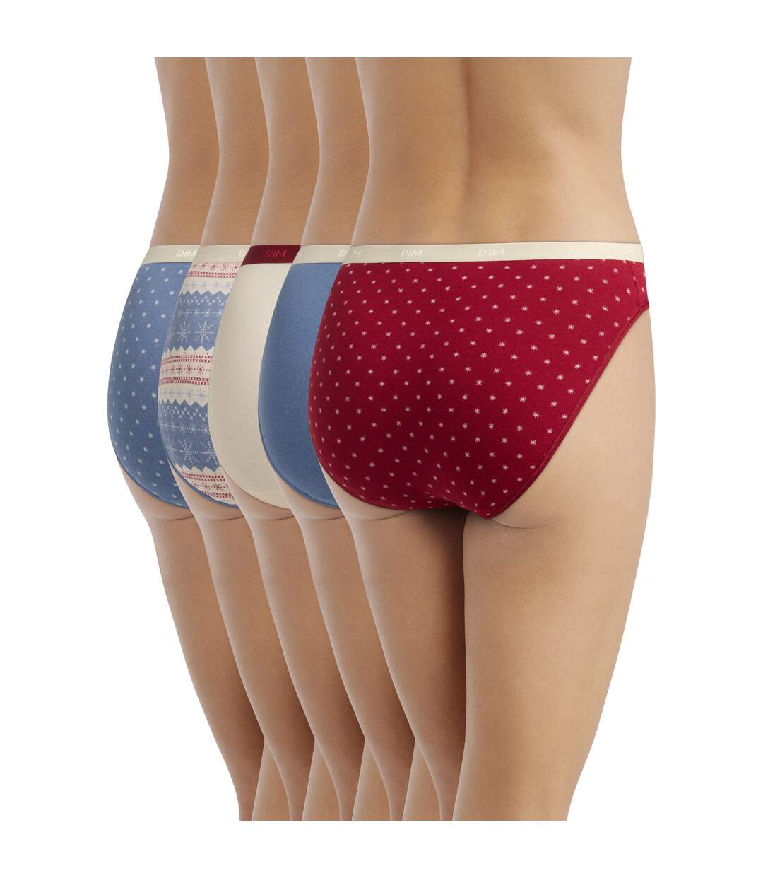 Lot de 5 Culottes Les Pockets Coton-2