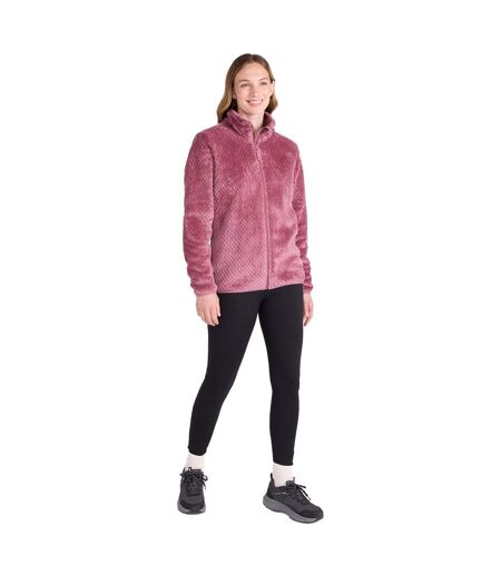 Haut Polaire Motif/style Alvéolé Ivy Femme Rose Mountain Warehouse