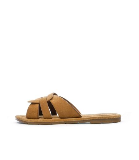 Claquettes camel femme chattawak pace