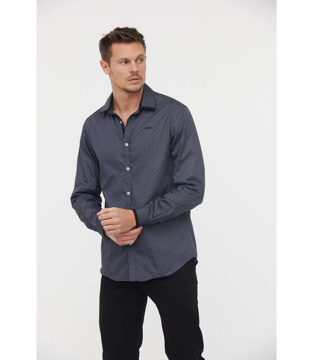 Chemise manches longues coton regular DIMIX