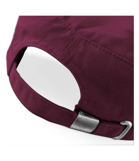 Beechfield Army Cap / Headwear (Pack of 2) (Burgundy) - UTRW6708