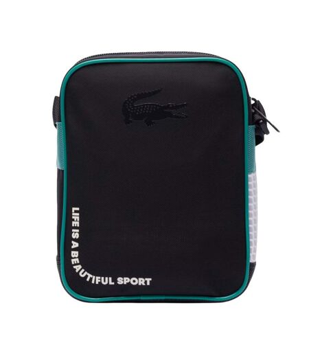 Sacoche noir/bleu homme lacoste bayou
