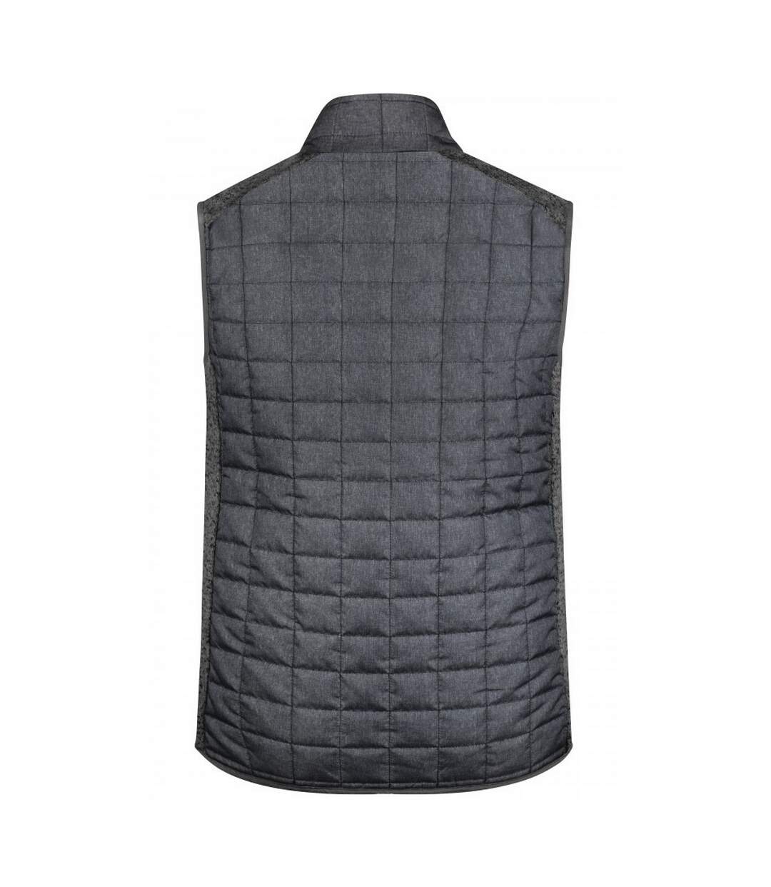 Veste Sans Manches Homme Gris Chiné Anthracite Chiné James And Nicholson-2