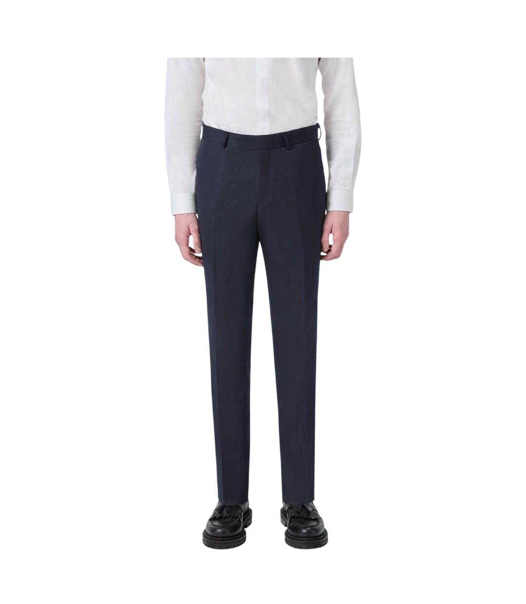 Pantalon Habillé Ellroy Homme Bleu Marine Twisted Tailor-1