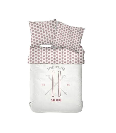 Parure de lit imprimé flocon coton today ski club 220x240