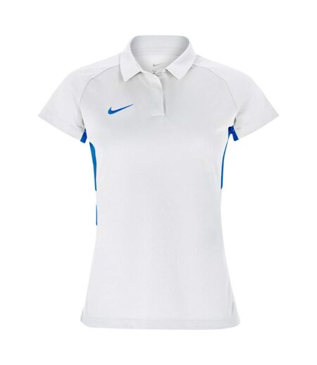 Polo Manches Raglan Femme Blanc Nike