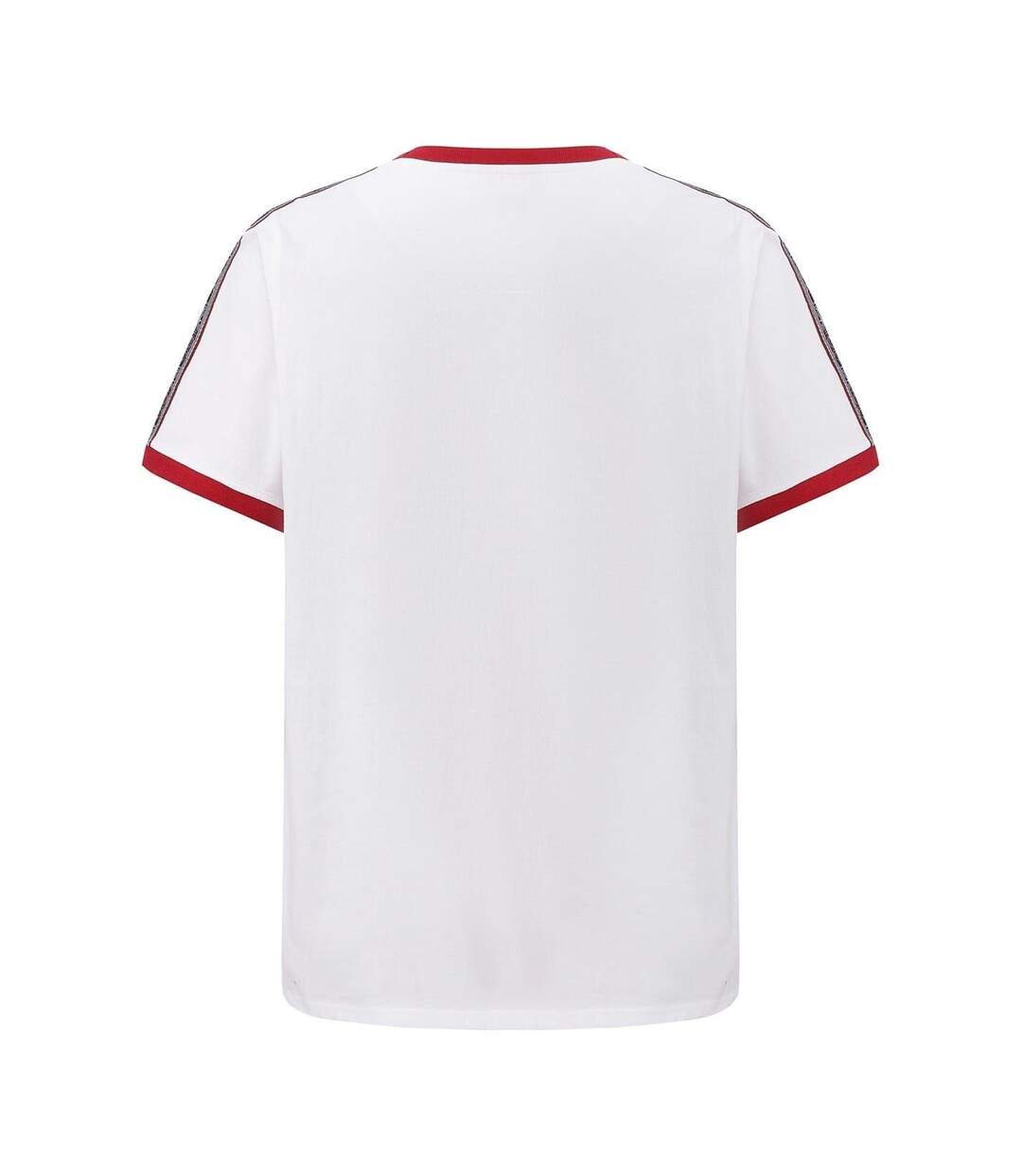 T-shirt Motif/style Cachemire Homme Blanc Rouge Pretty Green-2