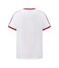 T-shirt Motif/style Cachemire Homme Blanc Rouge Pretty Green-2