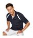 Mens oak hill polo shirt navy/white Kustom Kit-3