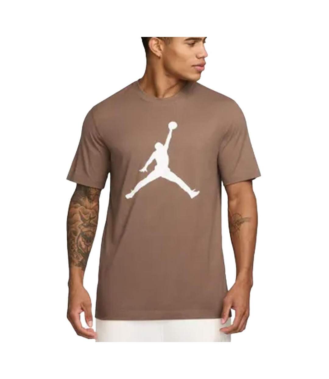 T-shirt marron homme nike jumpman-1