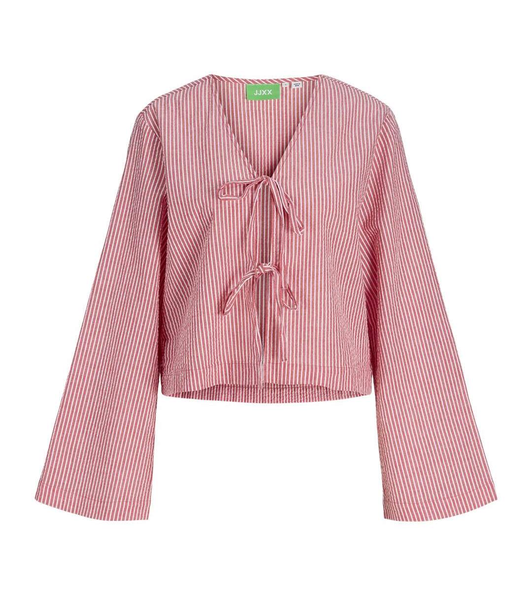 Blouse rouge/blanche femme jjxx jxwindy-1