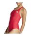 Maillot De Bain 1 Pièce Motif/style Logo Essential Femme Rouge Adidas-4