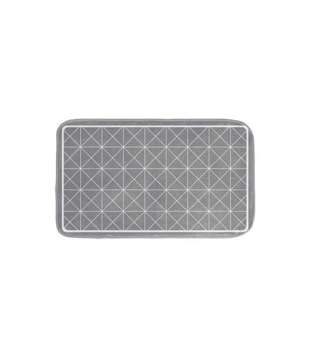 Tapis de Bain Microfibre Kubia 45x75cm Gris