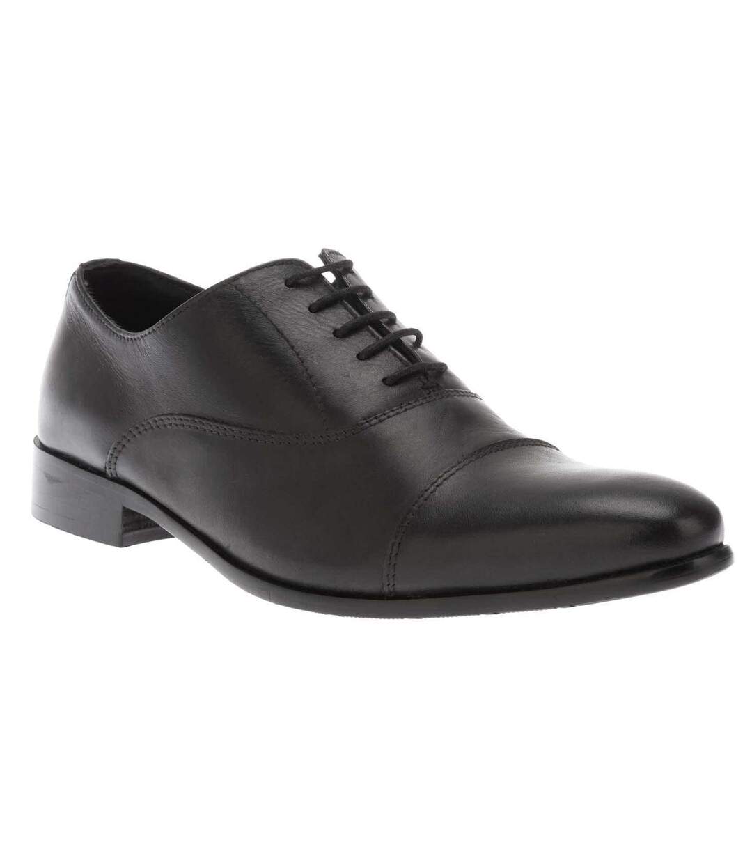 Mens stormy leather derby shoes black Dune London-1