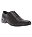 Mens stormy leather derby shoes black Dune London-1