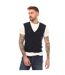 Mens Cotton Vest Top Dark Blue Boss-2
