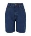 Womens/ladies 90s Shorts Mid Indigo Washed Urban Classics-1