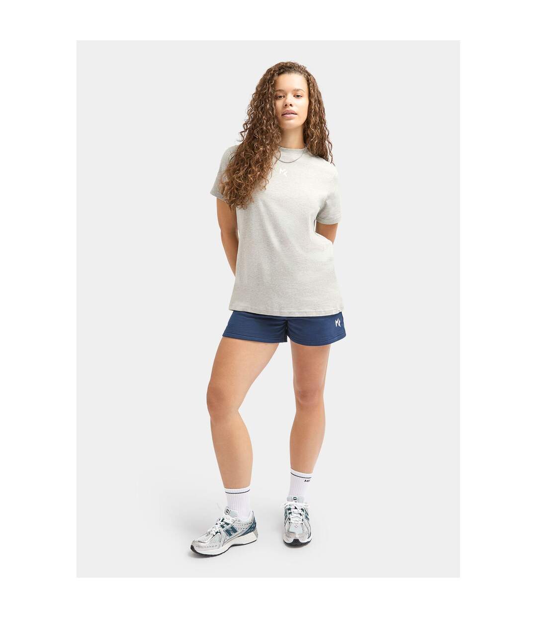 Womens/ladies Jules T-shirt Grey Miss Kick-3