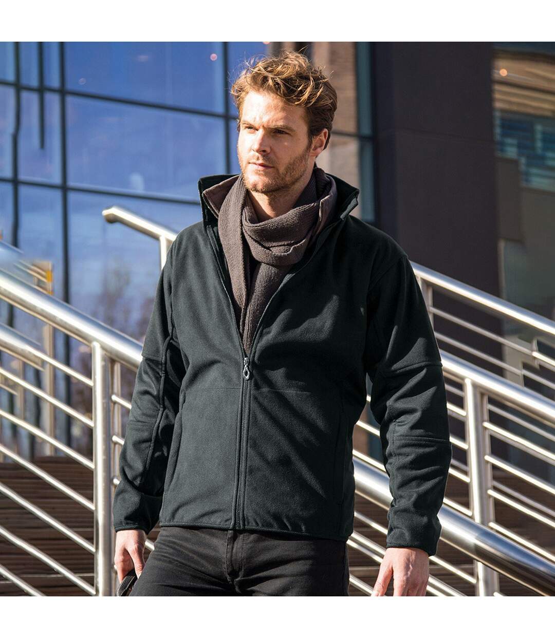 Mens osaka tech performance softshell jacket black Result