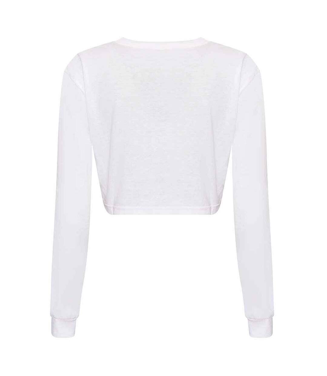 T-shirt femme blanc Awdis-2