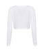 T-shirt femme blanc Awdis-2