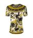 Womens/ladies Cairo 1924 T-shirt White Gold Black Inoa-1