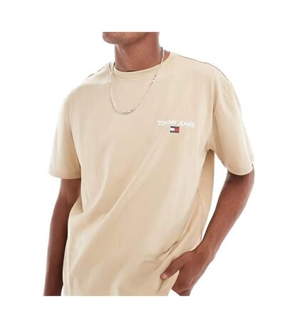 T-shirt Beige Homme Tommy Hilfiger Linear - M