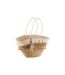 Panier de Plage Rotin Coquillages 48cm Naturel