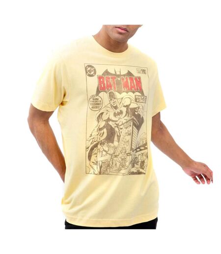 T-Shirt orange homme dc comics yesterdays heroes