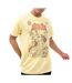 T-Shirt orange homme dc comics yesterdays heroes-1