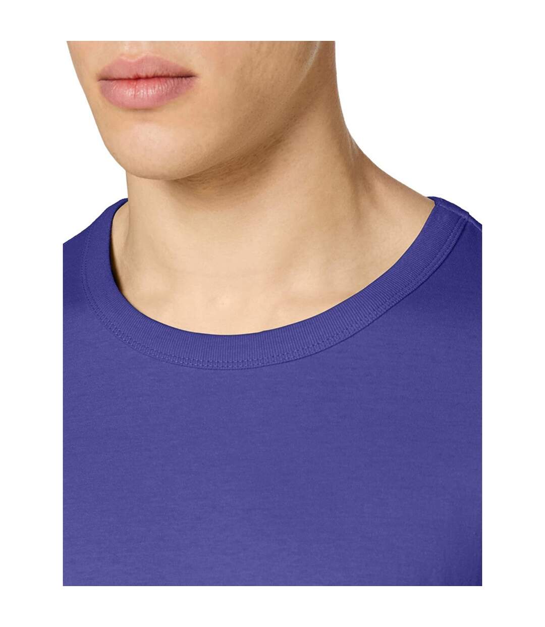 T-shirt col rond stars ben homme violet Stedman