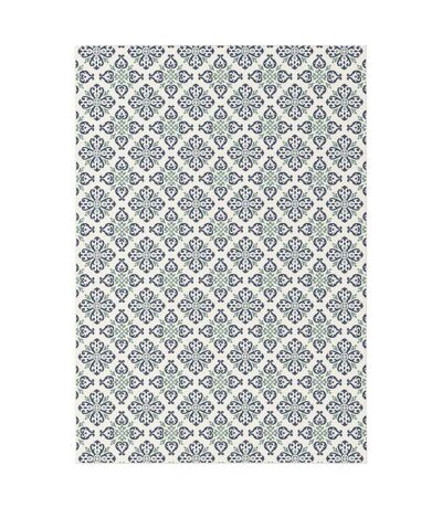 Tapis extérieur tissé kilim rectangle CASADA 7