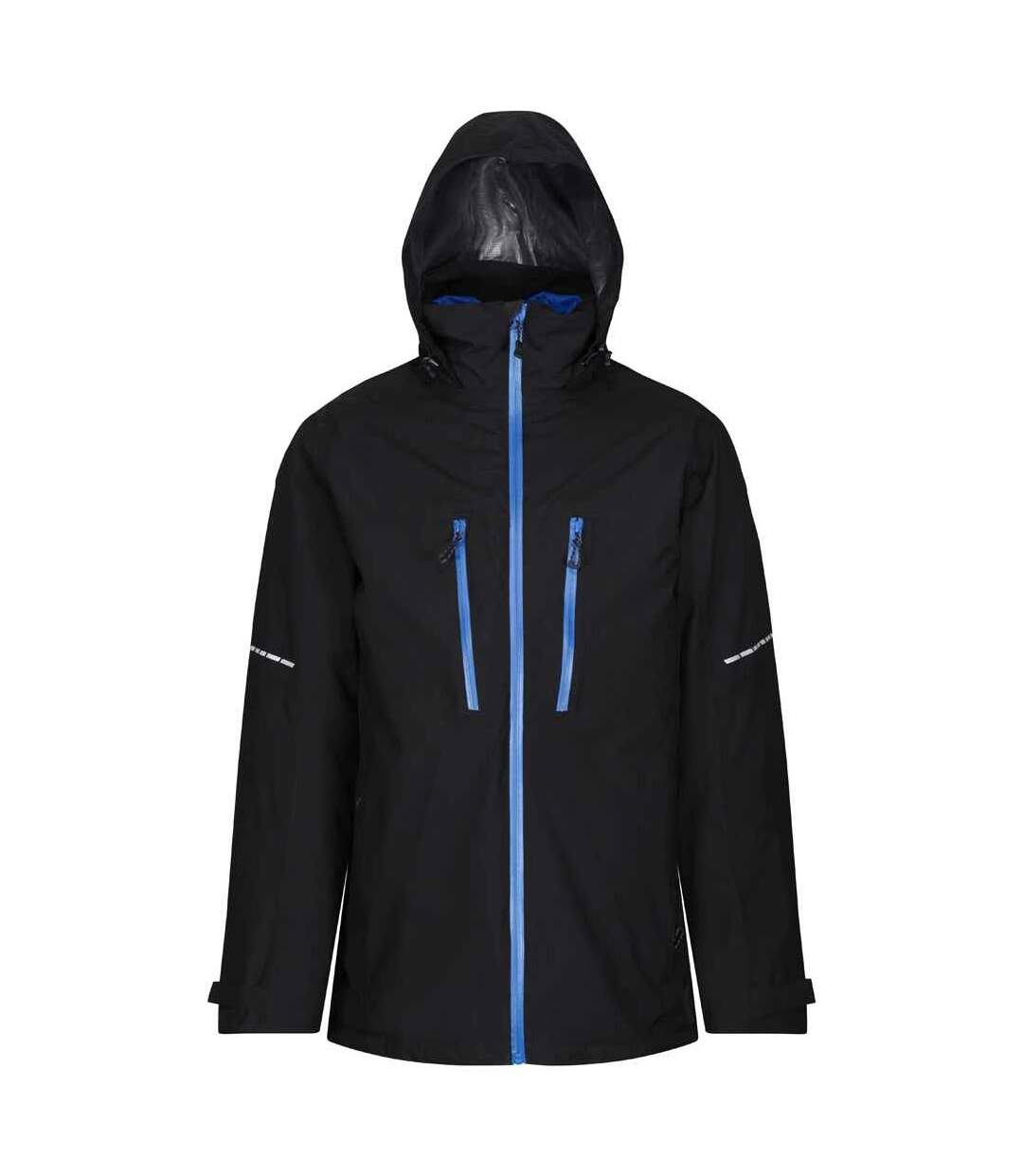 Regatta Mens X-Pro Evader III Padded Jacket (Black/Oxford Blue) - UTPC4287