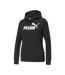 Sweat à capuche noir femme puma logo hoodie - xl-1