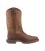 Mens Rebel Pro Full Grain Leather Cowboy Boots Flaxen Brown Durango-4
