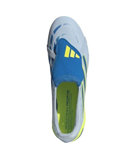 Unisex Adult Predator 3 Firm Ground Football Boots Blue Yellow Adidas