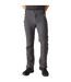 Pantalon À Taille Semi-élastiquée 2-en-1 Mountain Homme Gris Noir Regatta-1