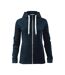 Veste À Capuche Voyage Femme Bleu Marine Malfini-1