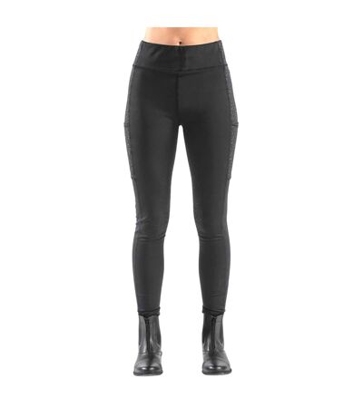 Collant D´équitation Style Réfléchissant Hatfield Femme Noir Whitaker