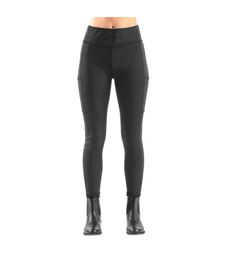 Collant D´équitation Style Réfléchissant Hatfield Femme Noir Whitaker