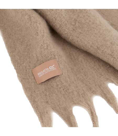 Womens/ladies Aleena Ombre Scarf Soft Taupe Regatta