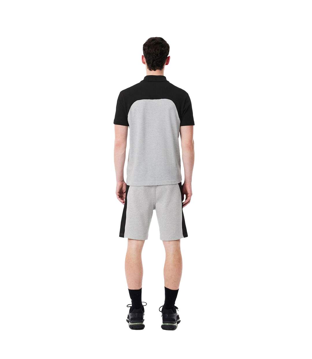 Short Motif/style Blocs De Couleurs Homme Gris Lacoste-4