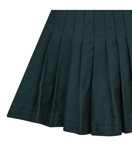 Womens/ladies Jupe Embroidered Logo Mini Skirt Green Lacoste