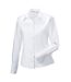 Collection Chemisier À Manches Longues Sans Repassage Femme Blanc Russell-4
