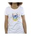 Disney T-shirt en coton Femme/Ladies Lilo & Stitch Cracking Egg (Blanc) - UTBI25924-3