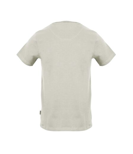 T-shirt Motif/style Logo Sur Poitrine Homme Gris Aquascutum