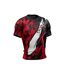T-shirt Motif/style Fissuré Mfc Dark Side Homme Noir Rouge Masters-1