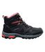 Hi-Tec Womens/Ladies Fumiko Walking Boots (Black/Hot Coral) - UTIG1963