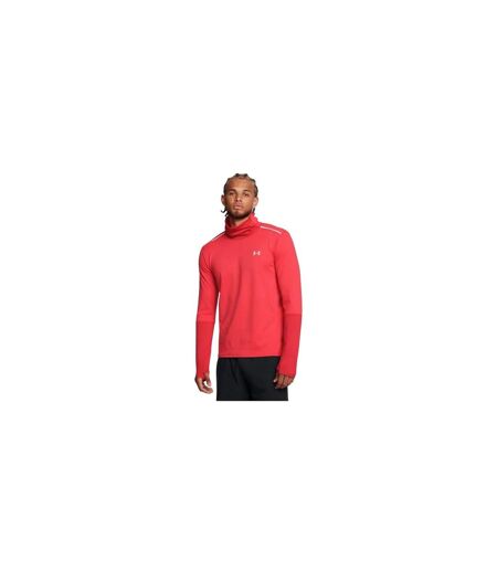 Mens Vanish Funnel Neck T-shirt Red Under Armour